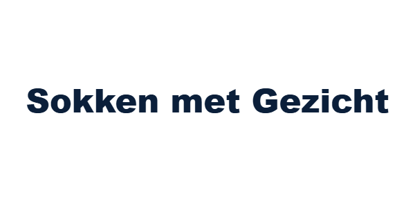 Sokken met Gezicht